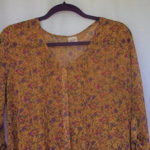 Mossimo  Supply Co. Light Weight Flowered Top